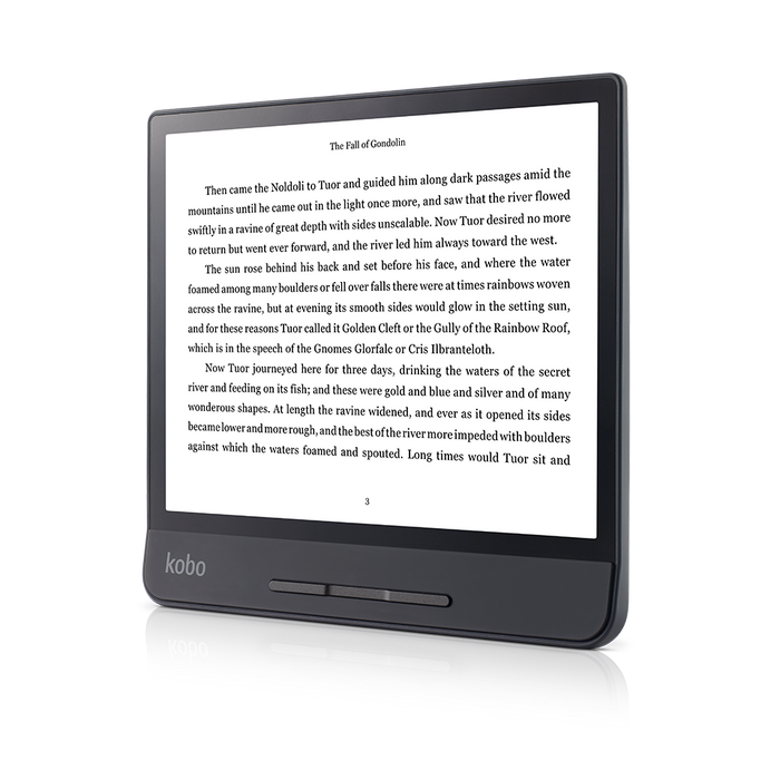 Kobo Forma in landscape.