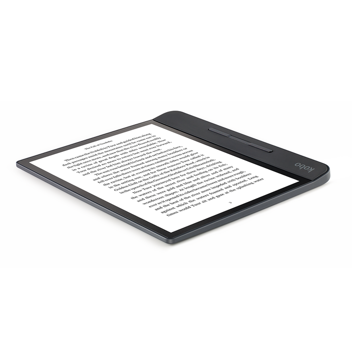 Kobo Forma lying view.