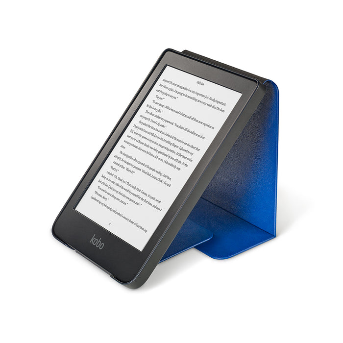 Kobo Clara HD with blue SleepCover