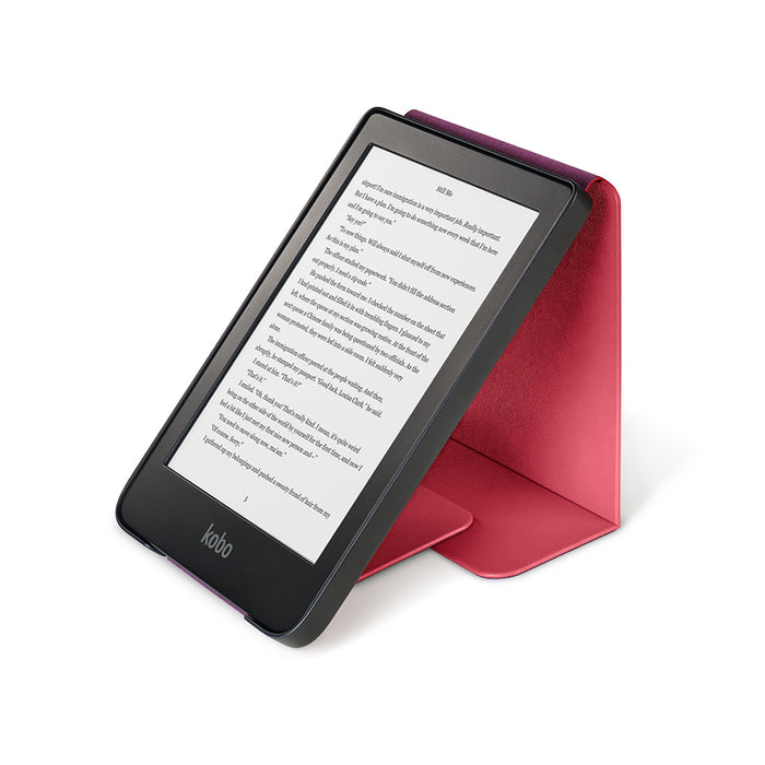 Kobo Clara HD with red SleepCover