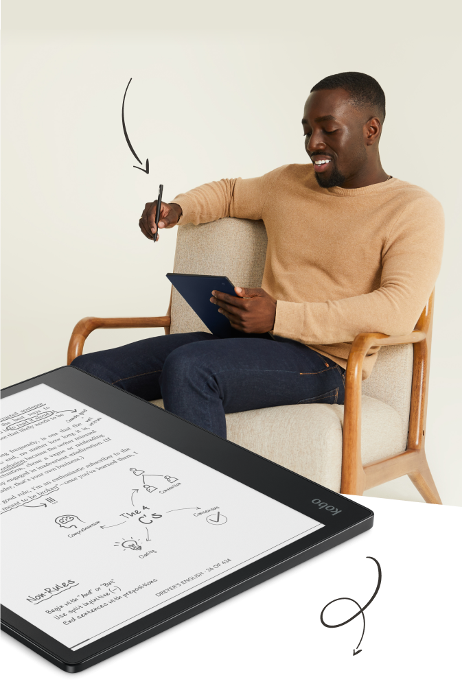 Kobo Elipsa ufficiale: ebook reader e quaderno digitale da 10 con Stylus  (foto)