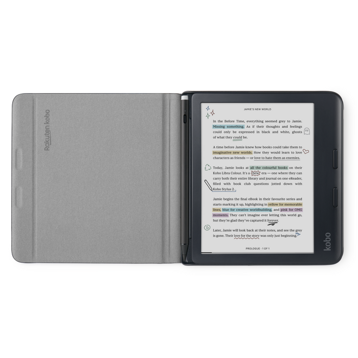 Kobo Libra Colour 本体(箱あり) + カバー + スタイラス kobo libra colour 本体 ケース スタイラスペン Kobo Libra