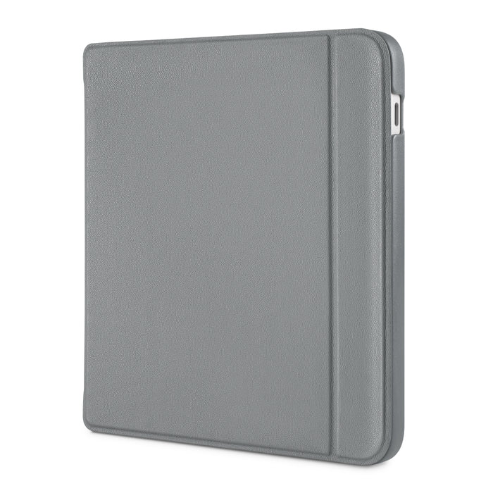 kwmobile Cover Compatible with Kobo Libra 2 - Stitchwork Design Case -  Brushed Heart Grey